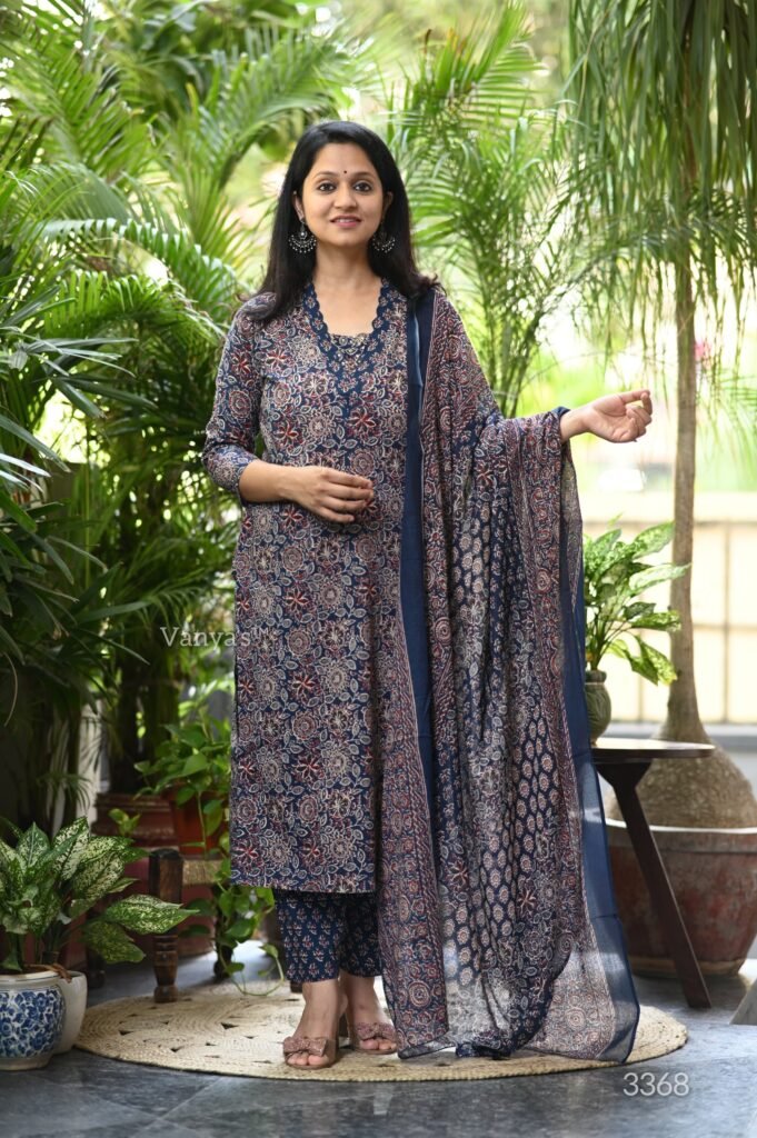 Ajrak Cotton Salwars 3368