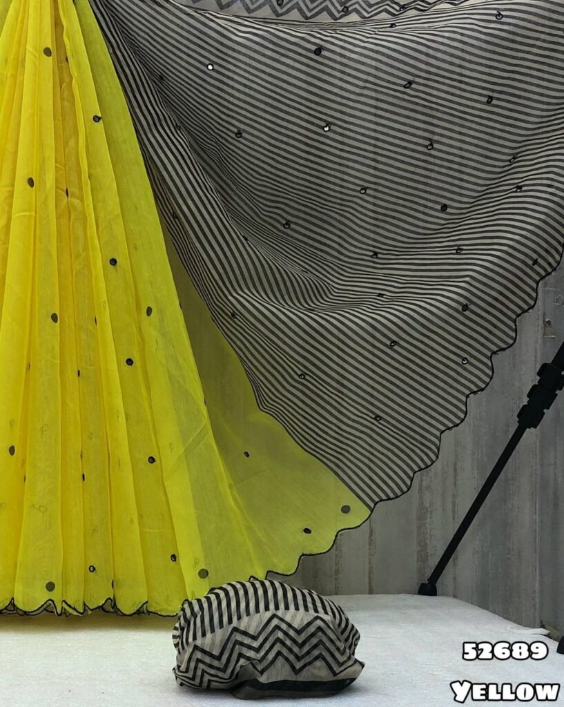 Linen Cotton Sarees 52689