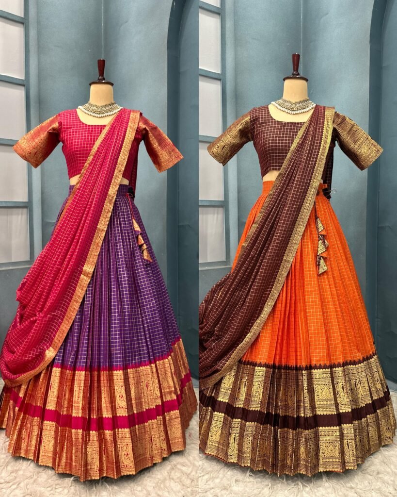 Traditional Half Sarees