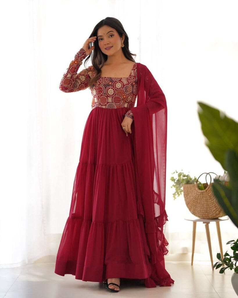 Ruby Anarkali Suits