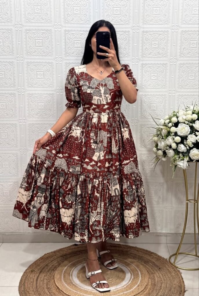 Beena Muslin Frocks