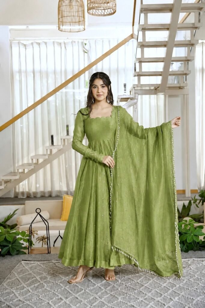 Green Anarkali